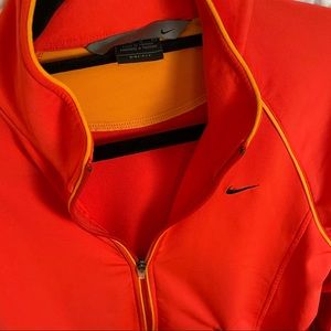 Orange Nike Dryfit Sports Jacket